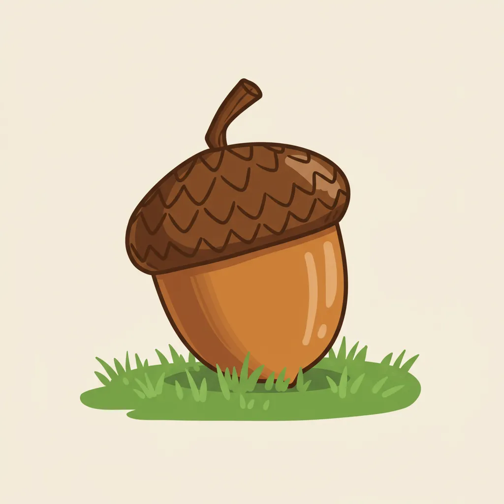 Illustration of acorn