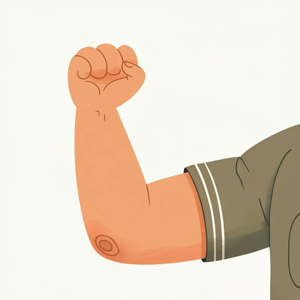 Illustration of an arm