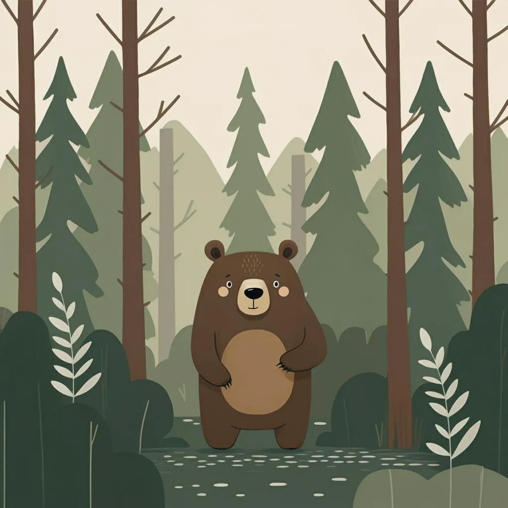 Illustration of a bear