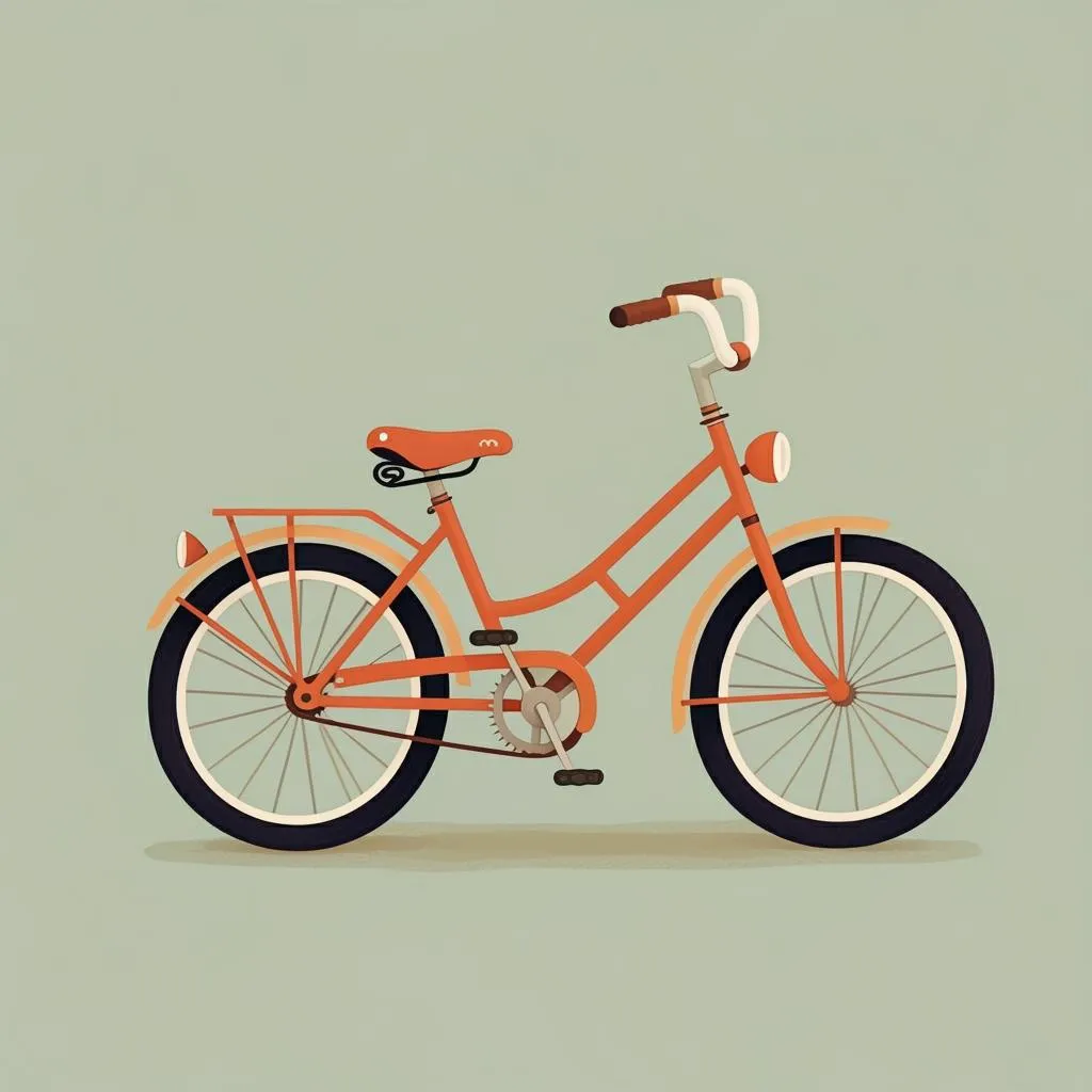 Illustration of a bike