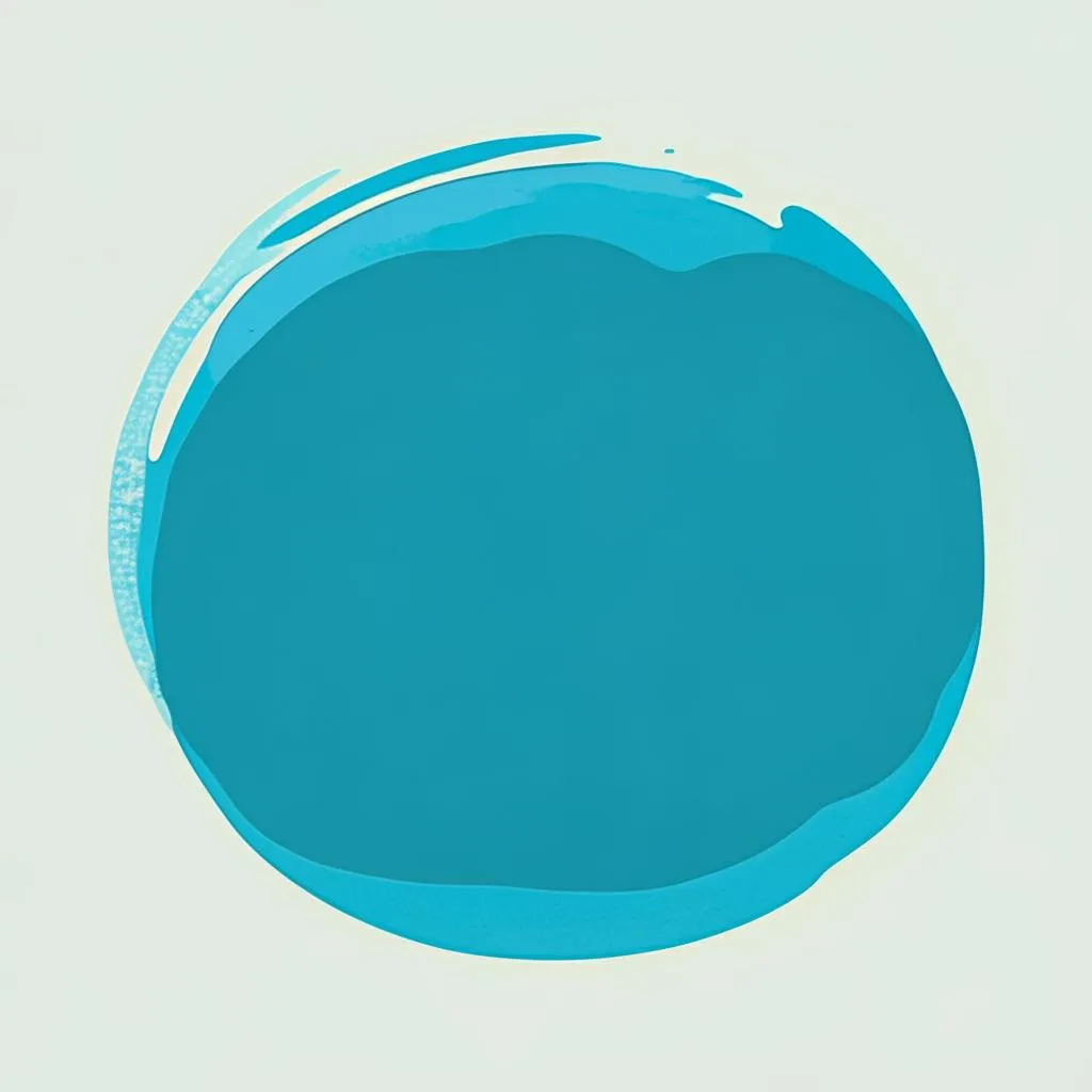 Illustration of blue color