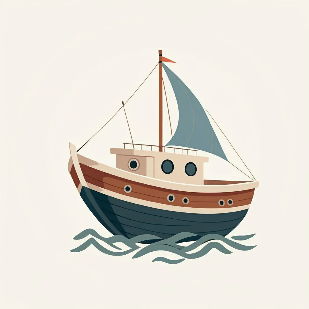Illustration of a boat
