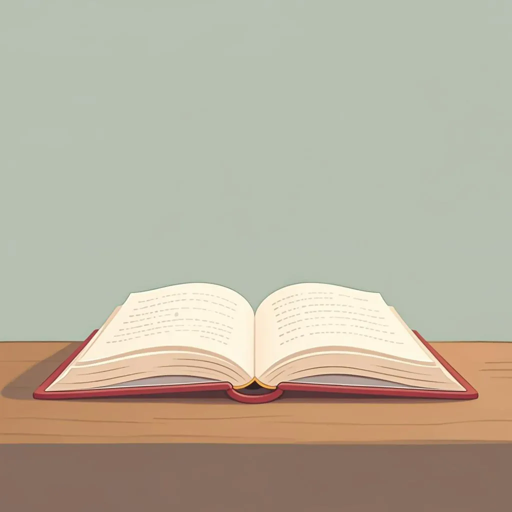 Illustration of a book
