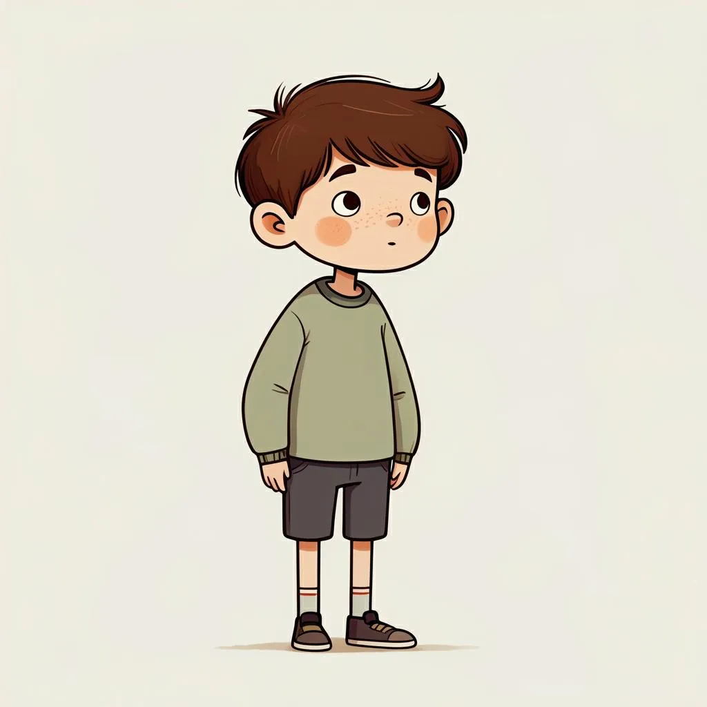 Illustration of a boy