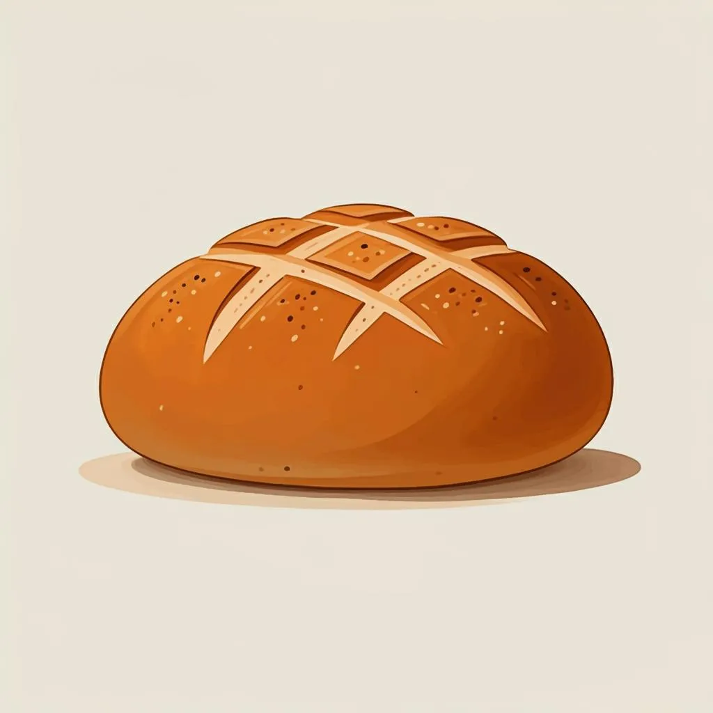 Illustration of bread