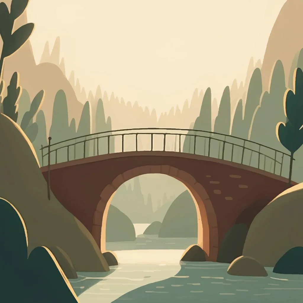 Illustration of a bridge