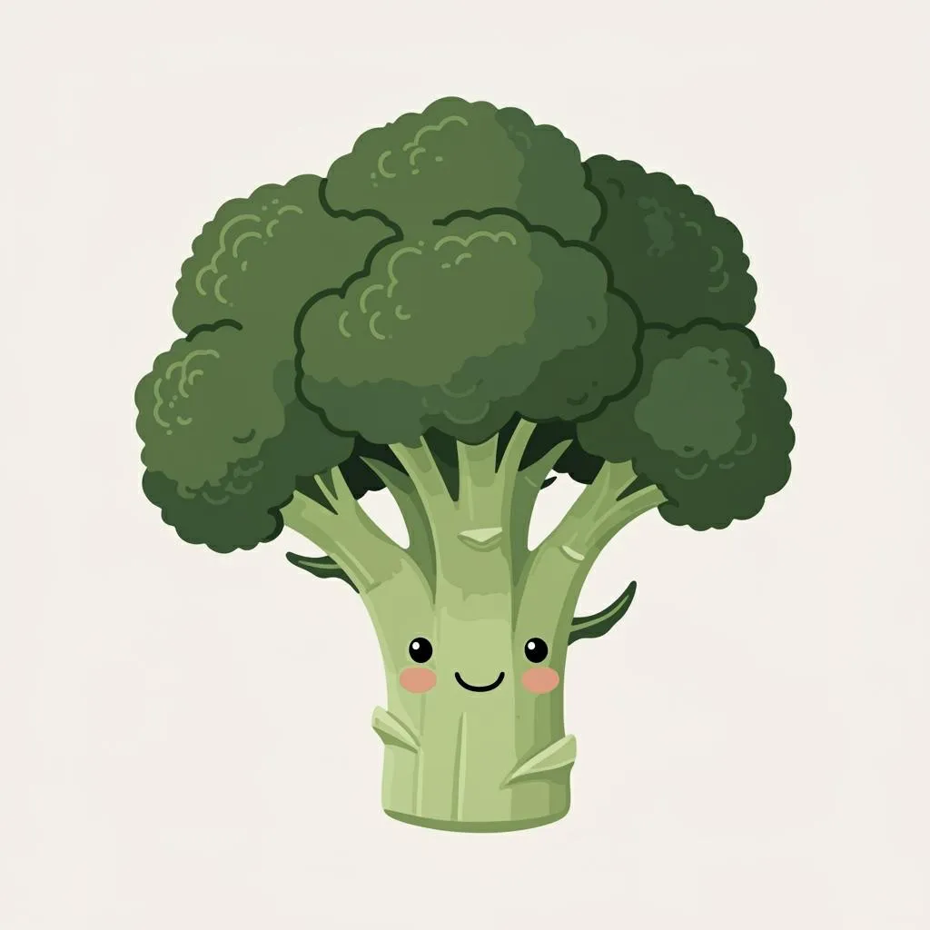 Illustration of broccoli