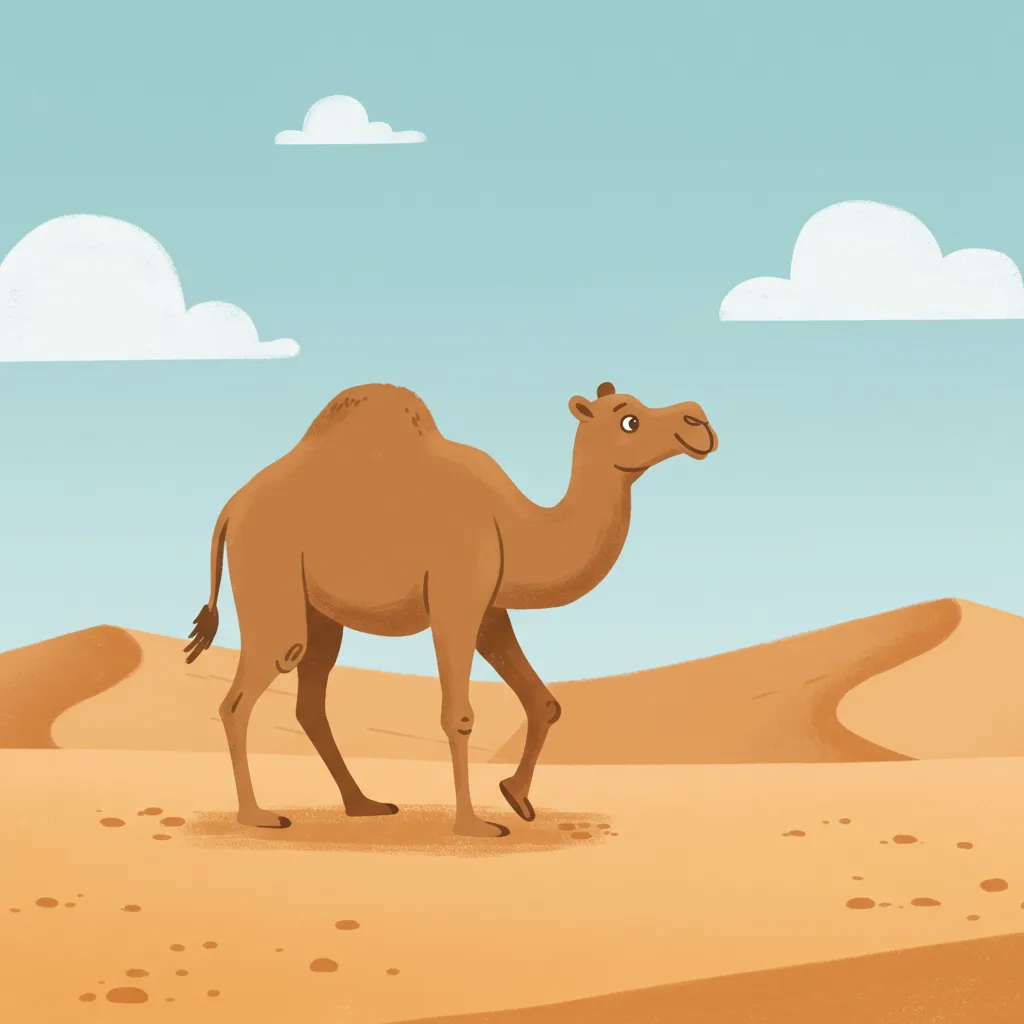 Illustration of a camel