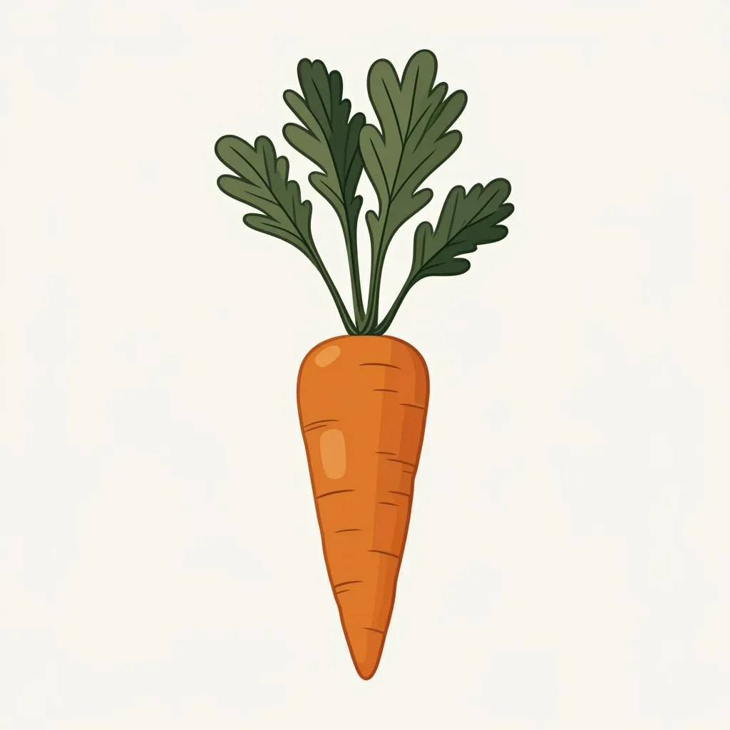 Illustration of a carrot