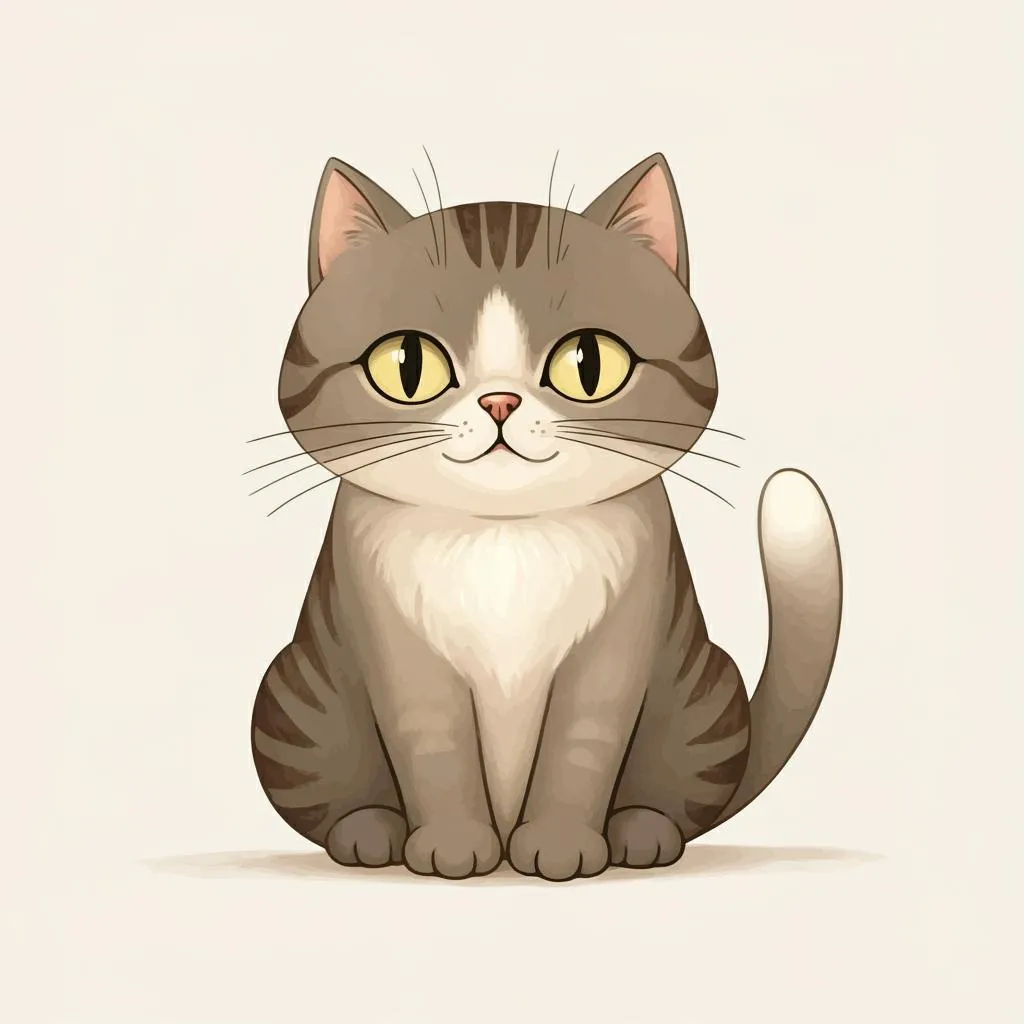 Illustration of a cat