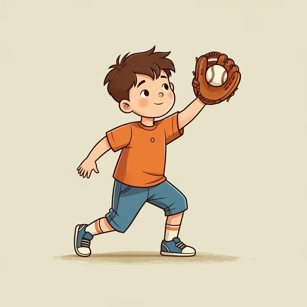 Illustration of catching