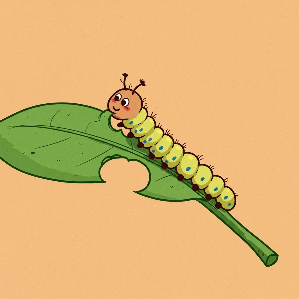 Illustration of a caterpillar