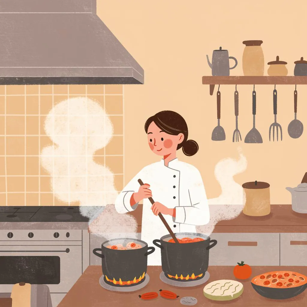 Illustration of a chef