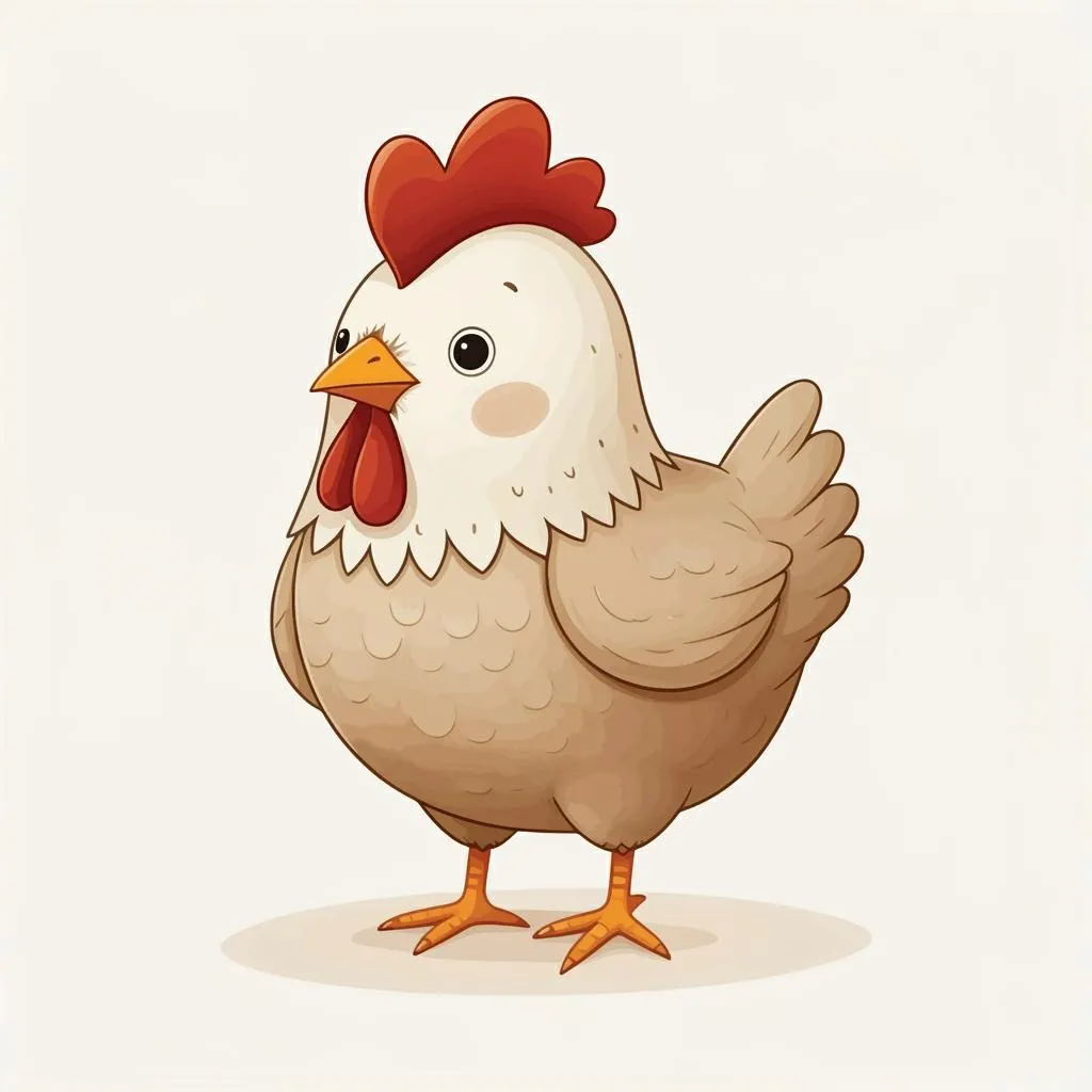Illustration of a chicken