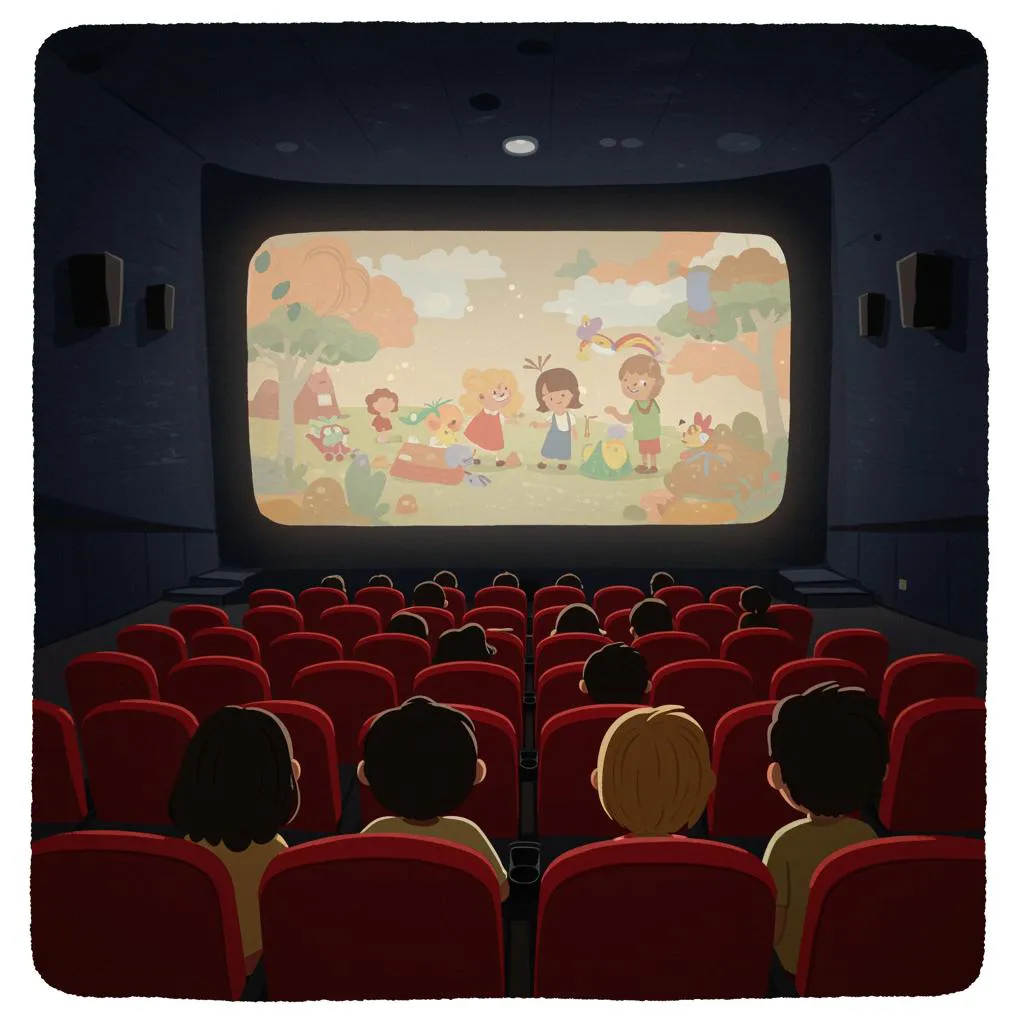 Illustration of a cinema