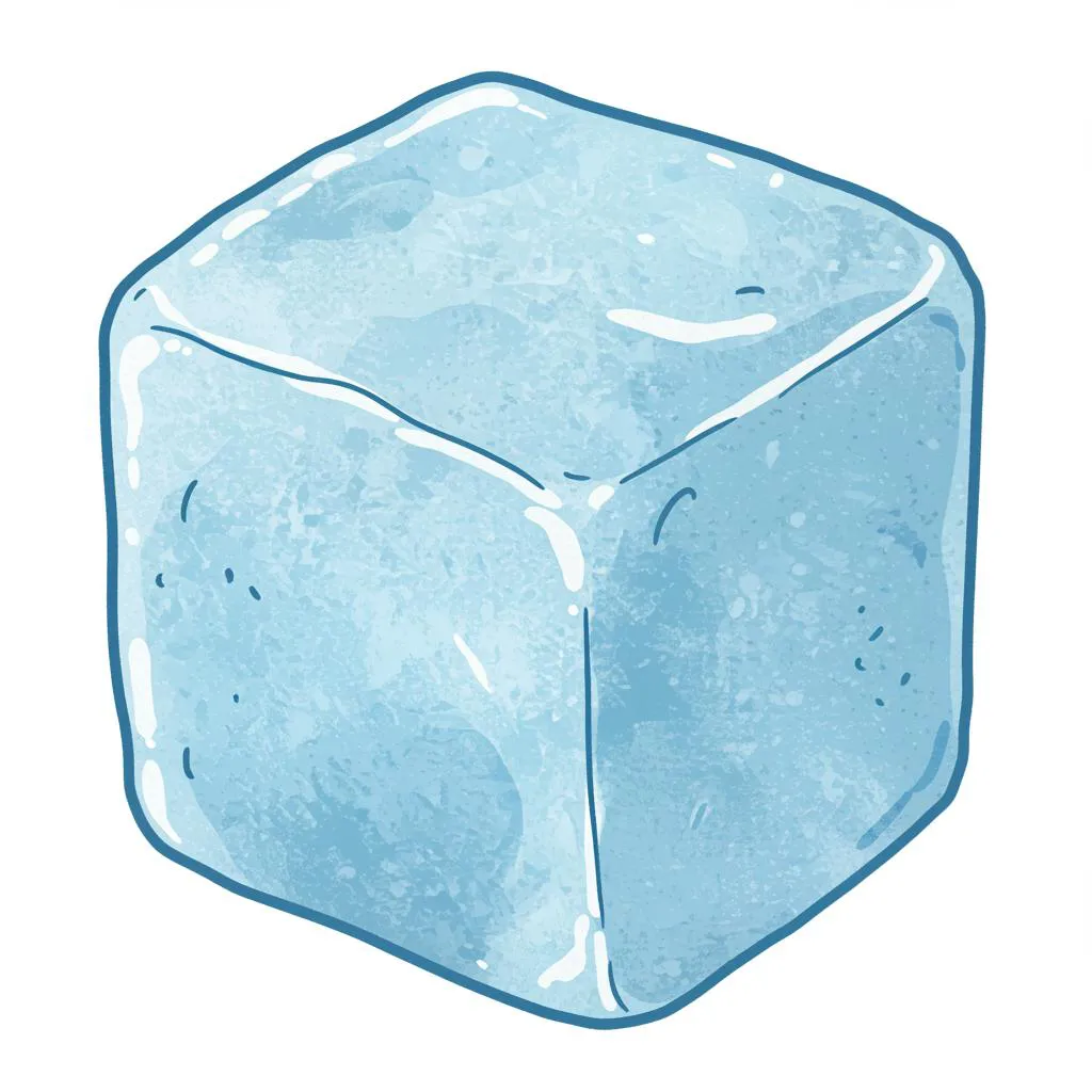 Illustration of something cold