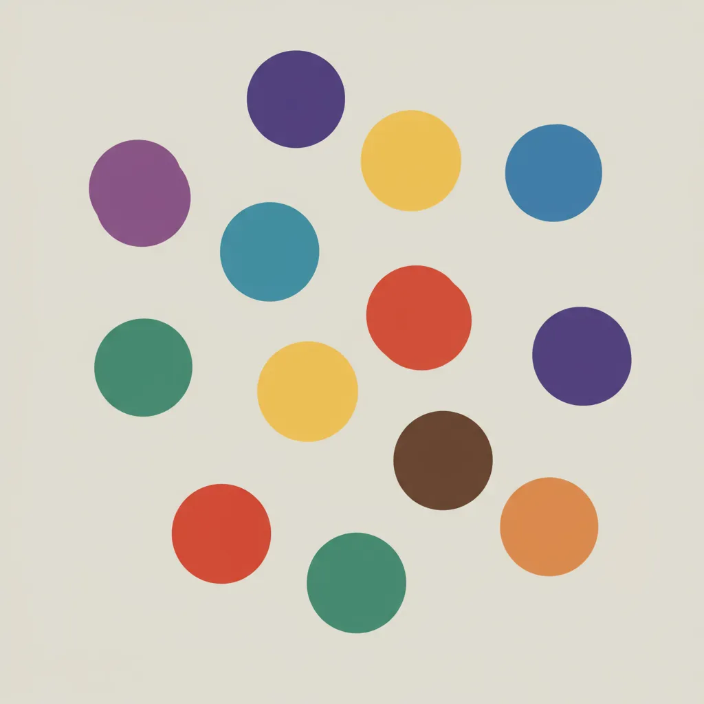 Illustration of colourful