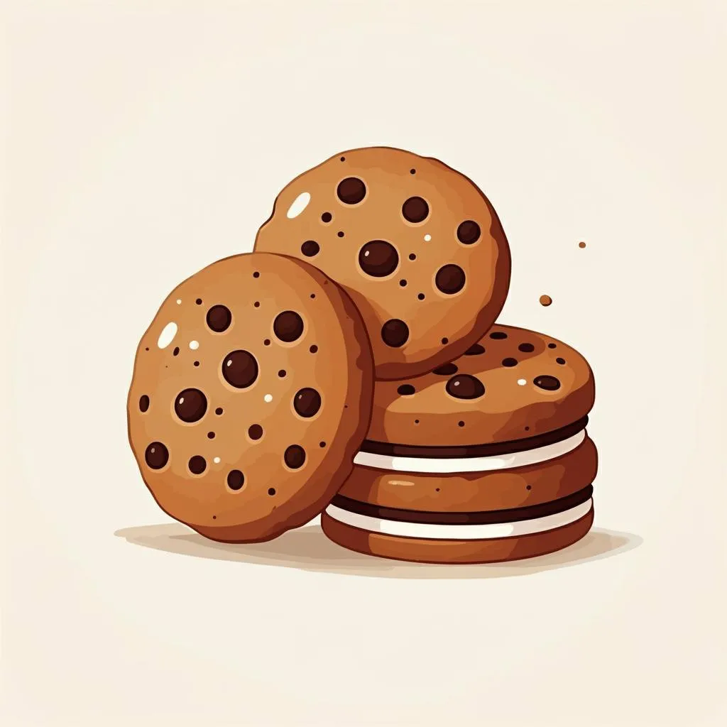 Illustration of cookies