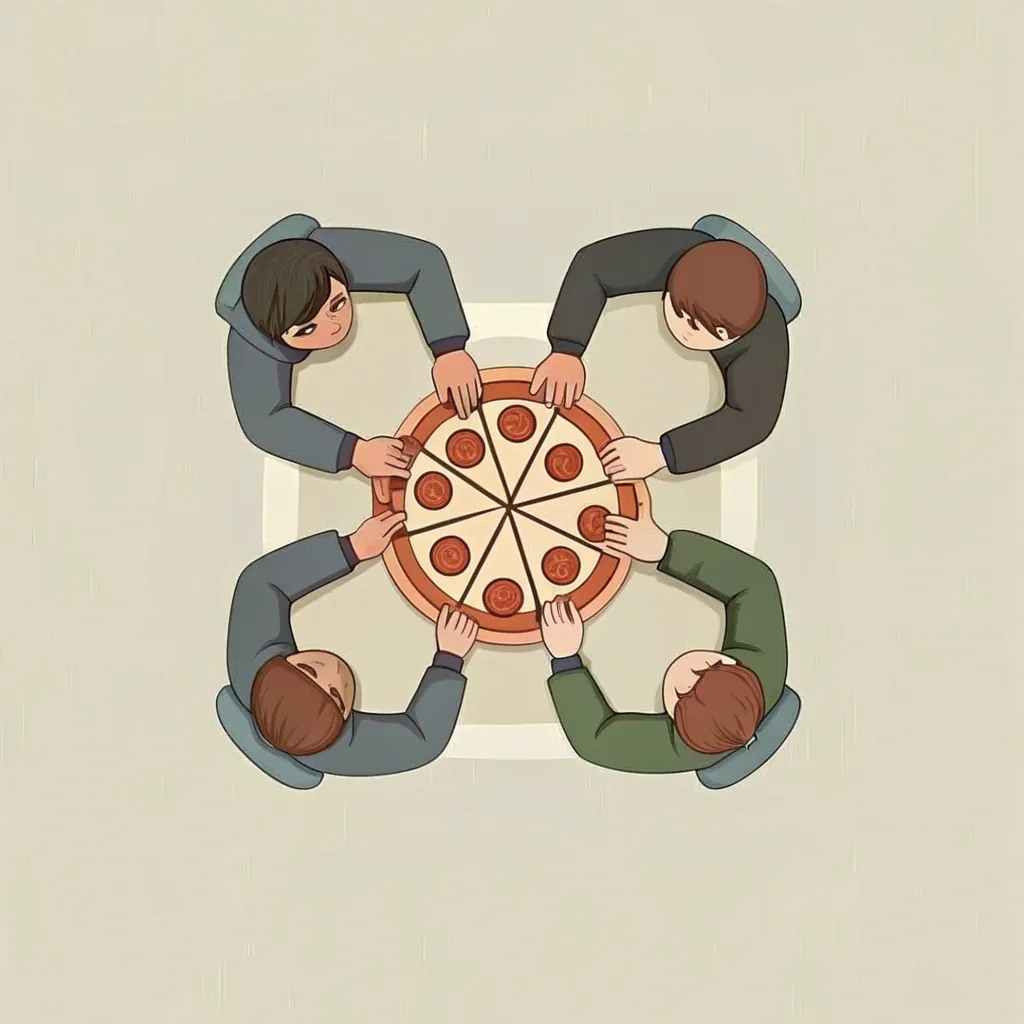 Illustration of divided by