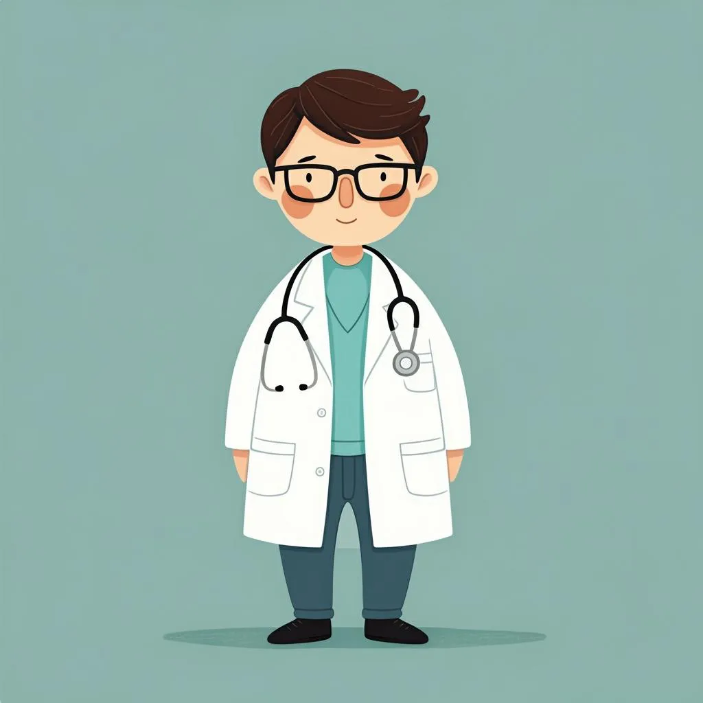 Illustration of a doctor