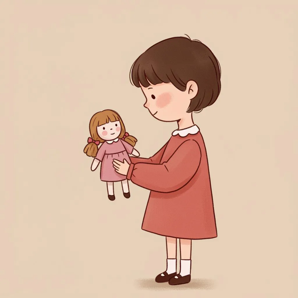 Illustration of a doll