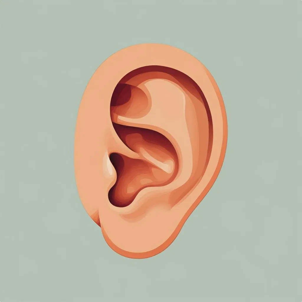 Illustration of an ear