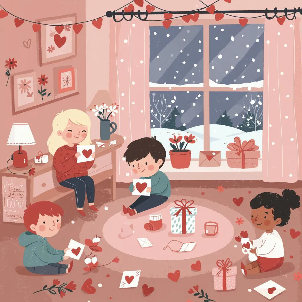 Illustration of February