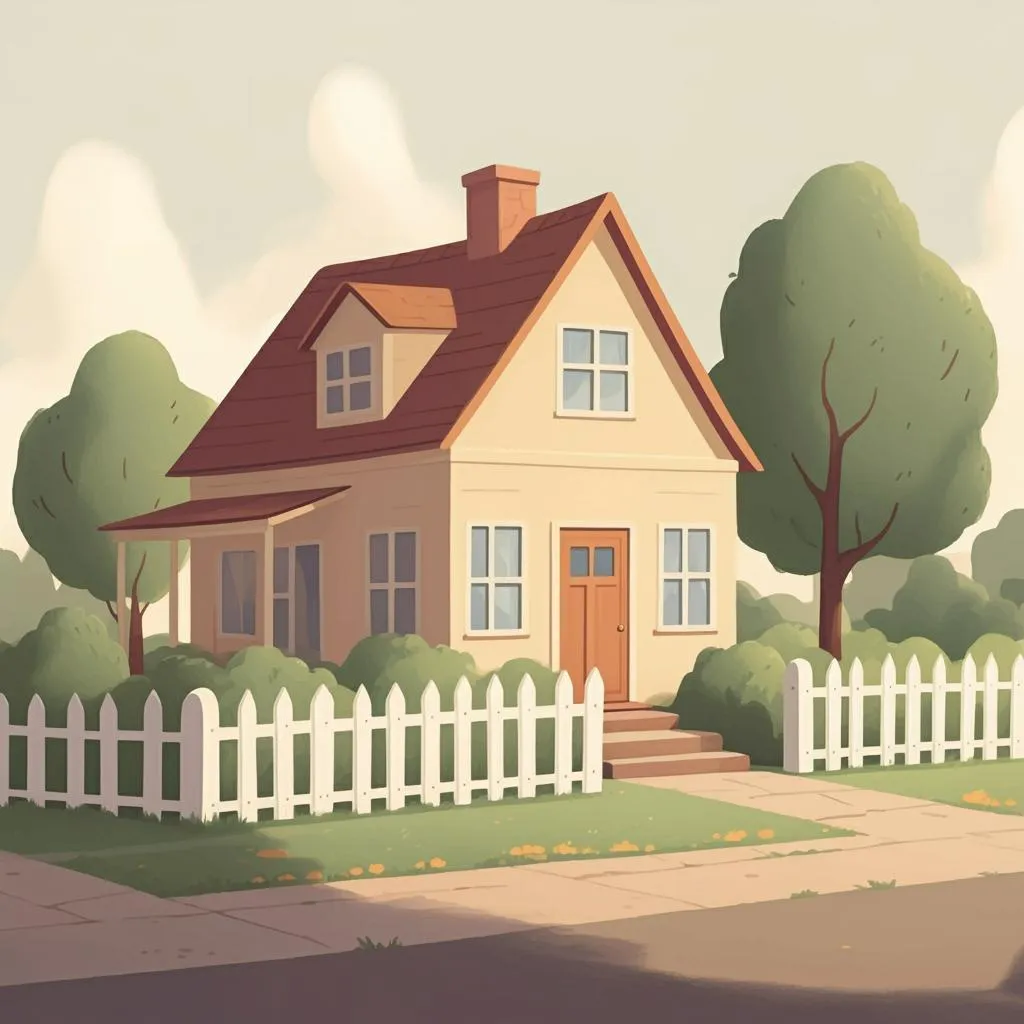Illustration of a fence