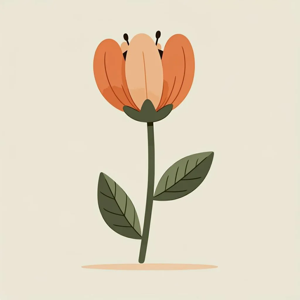Illustration of a flower