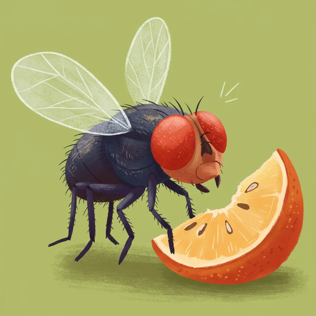 Illustration of a fly