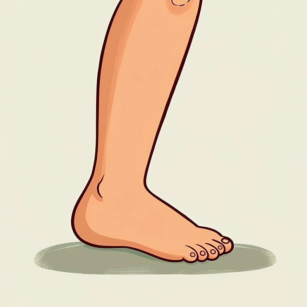 Illustration of a foot