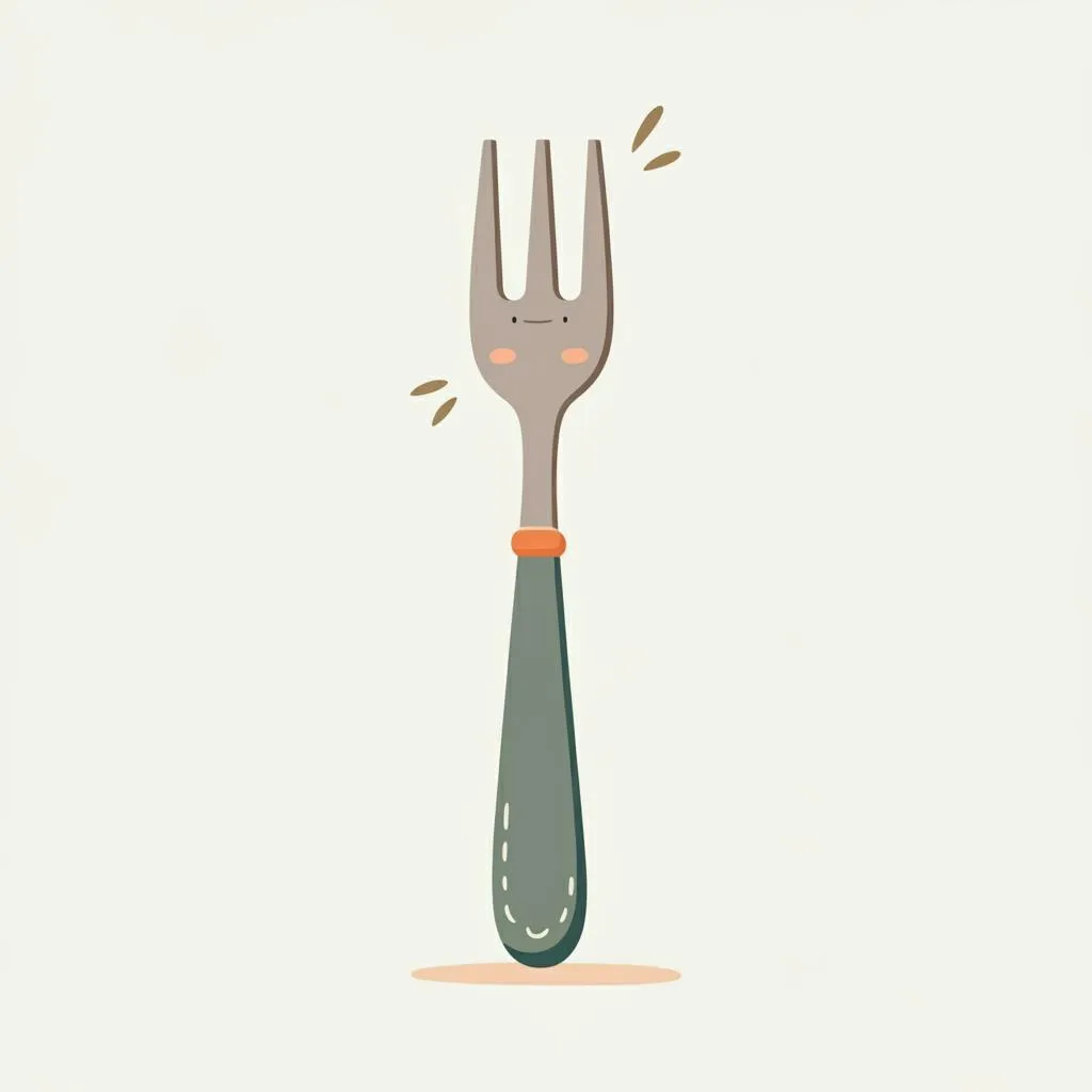 Illustration of a fork