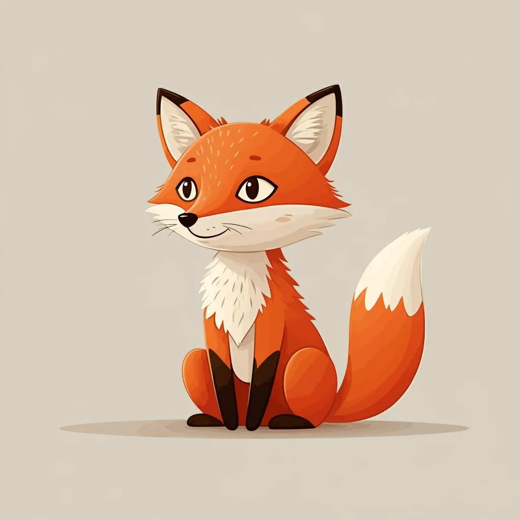 Illustration of a fox