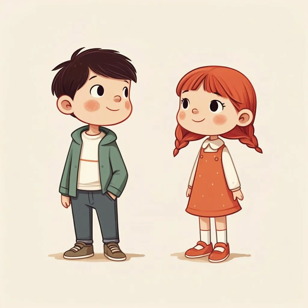 Illustration of a friend