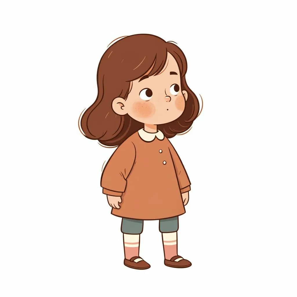 Illustration of a girl