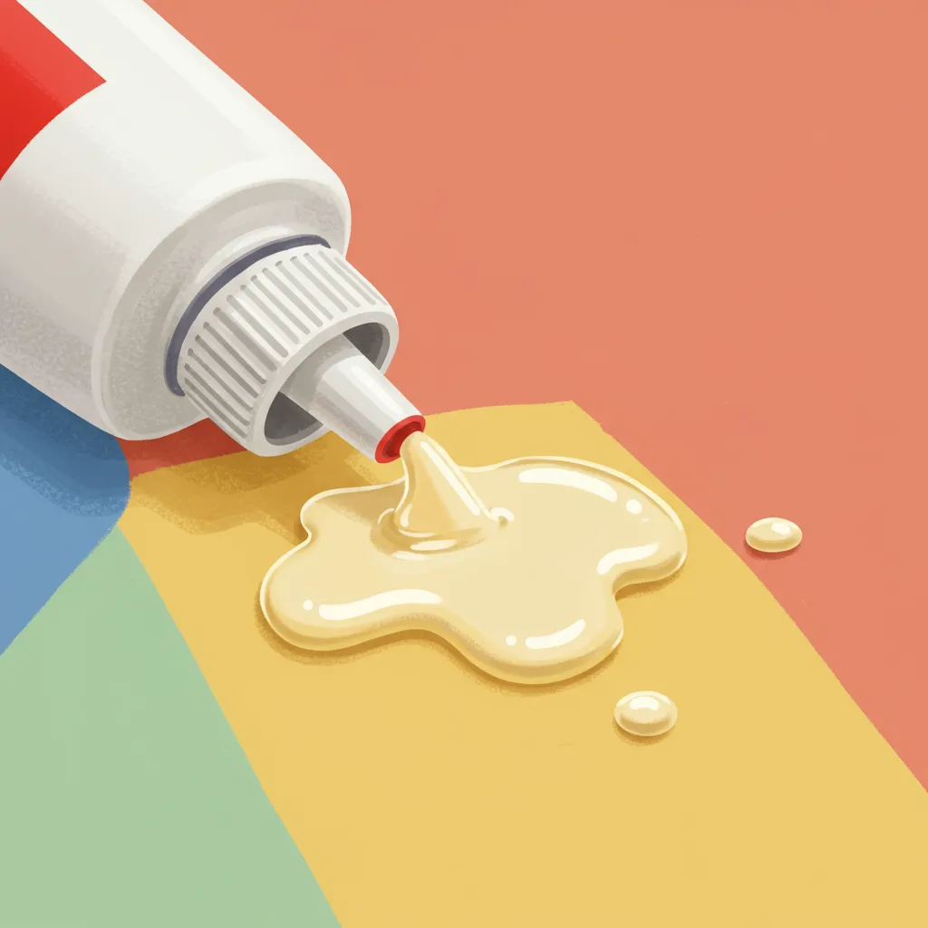 Illustration of glue
