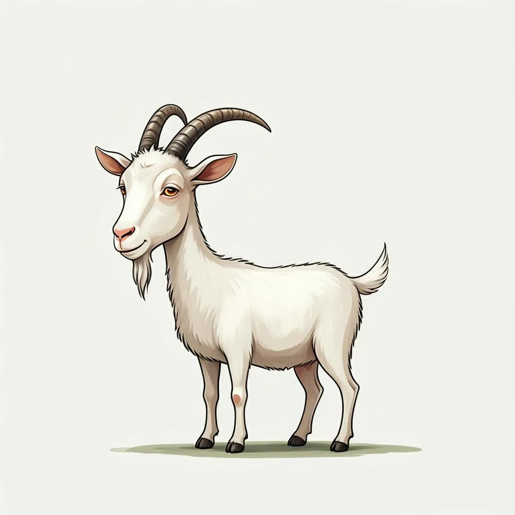 Illustration of a goat