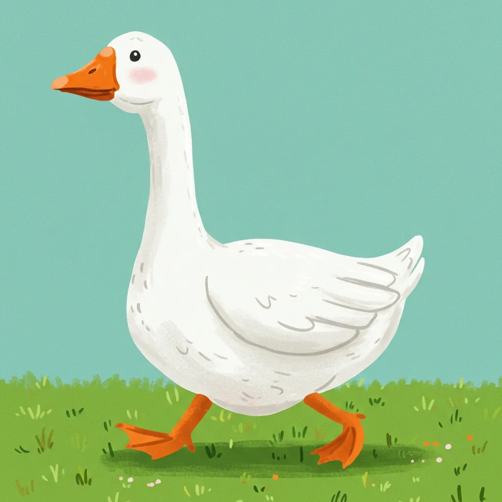 Illustration of a goose