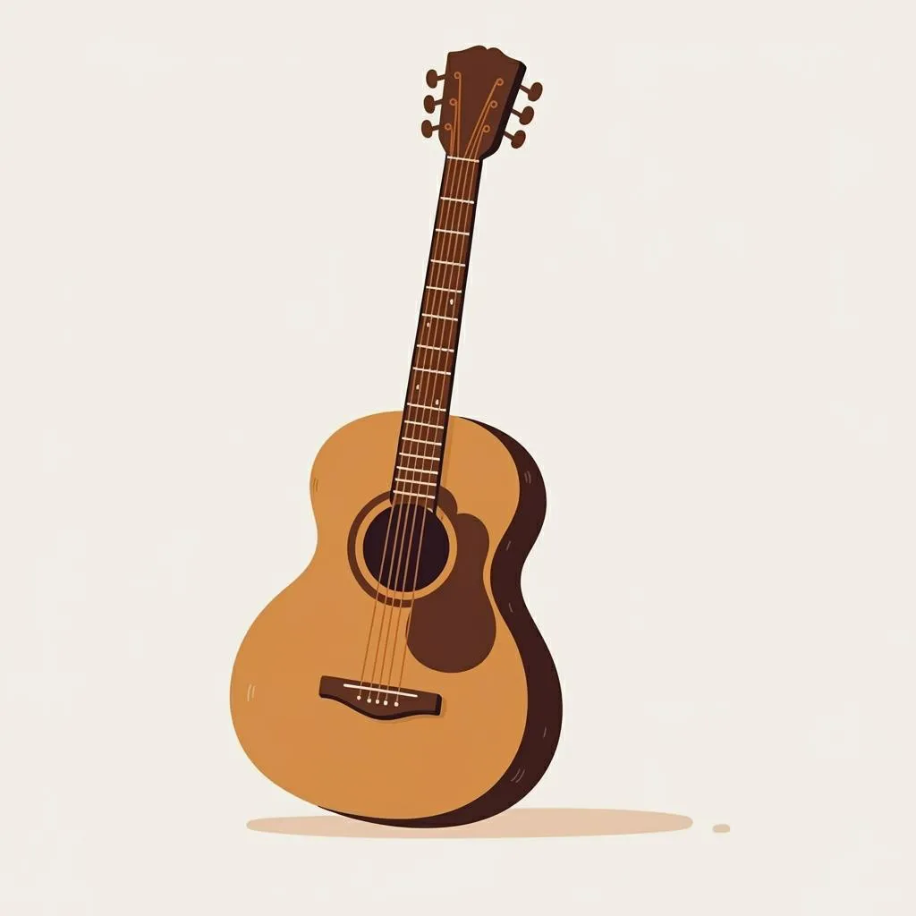 Illustration of a guitar