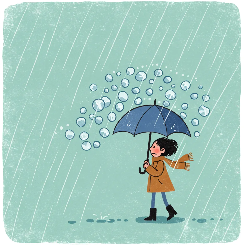 Illustration of hail