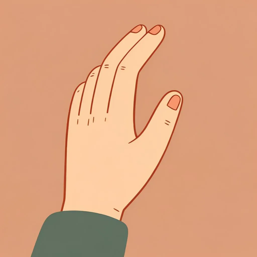 Illustration of a hand