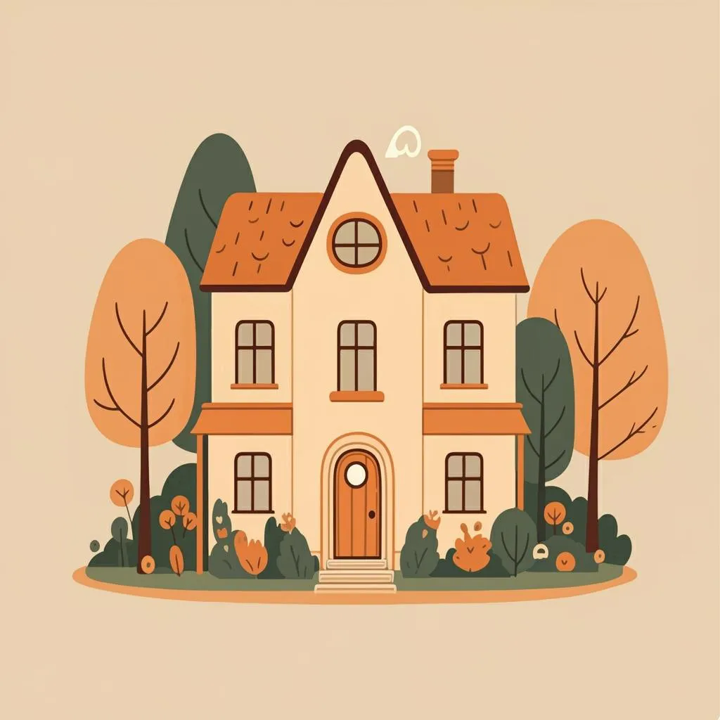 Illustration of a house