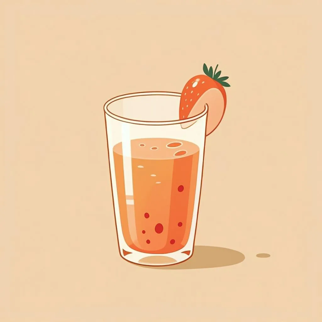 Illustration of juice