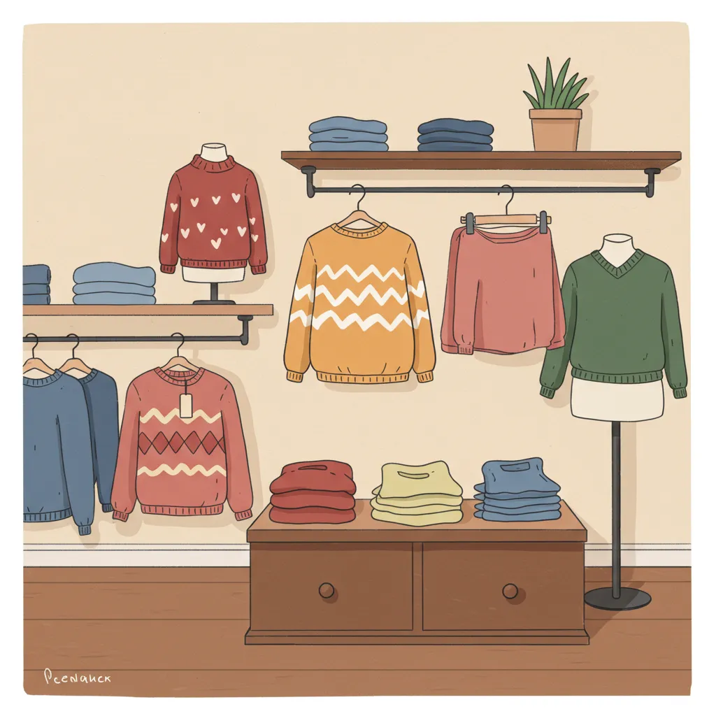 Illustration of a jumper