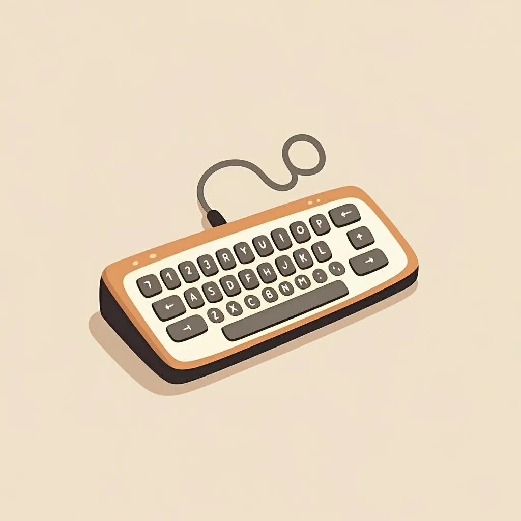 Illustration of a keyboard