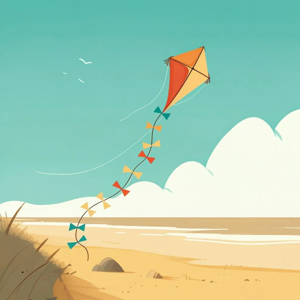 Illustration of a kite