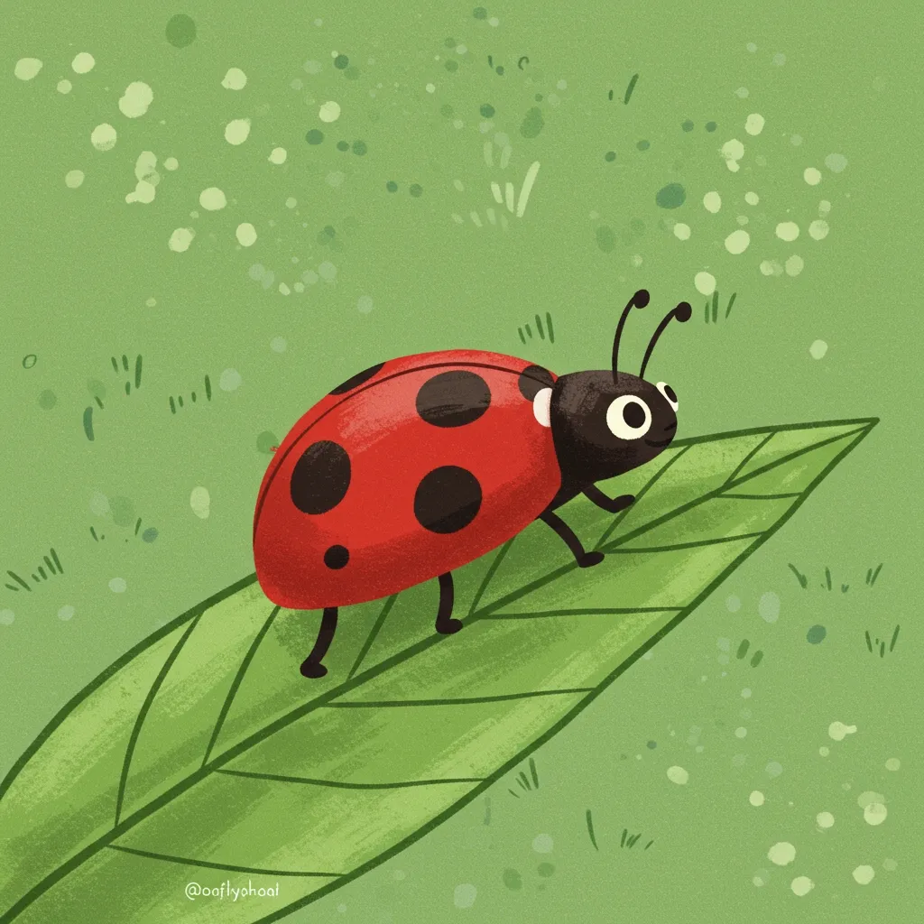 Illustration of a ladybird