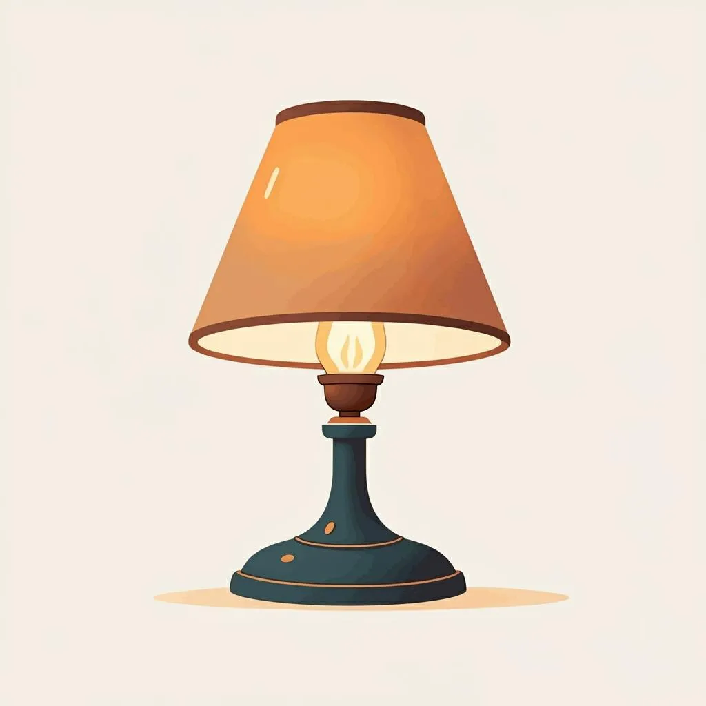 Illustration of a lamp