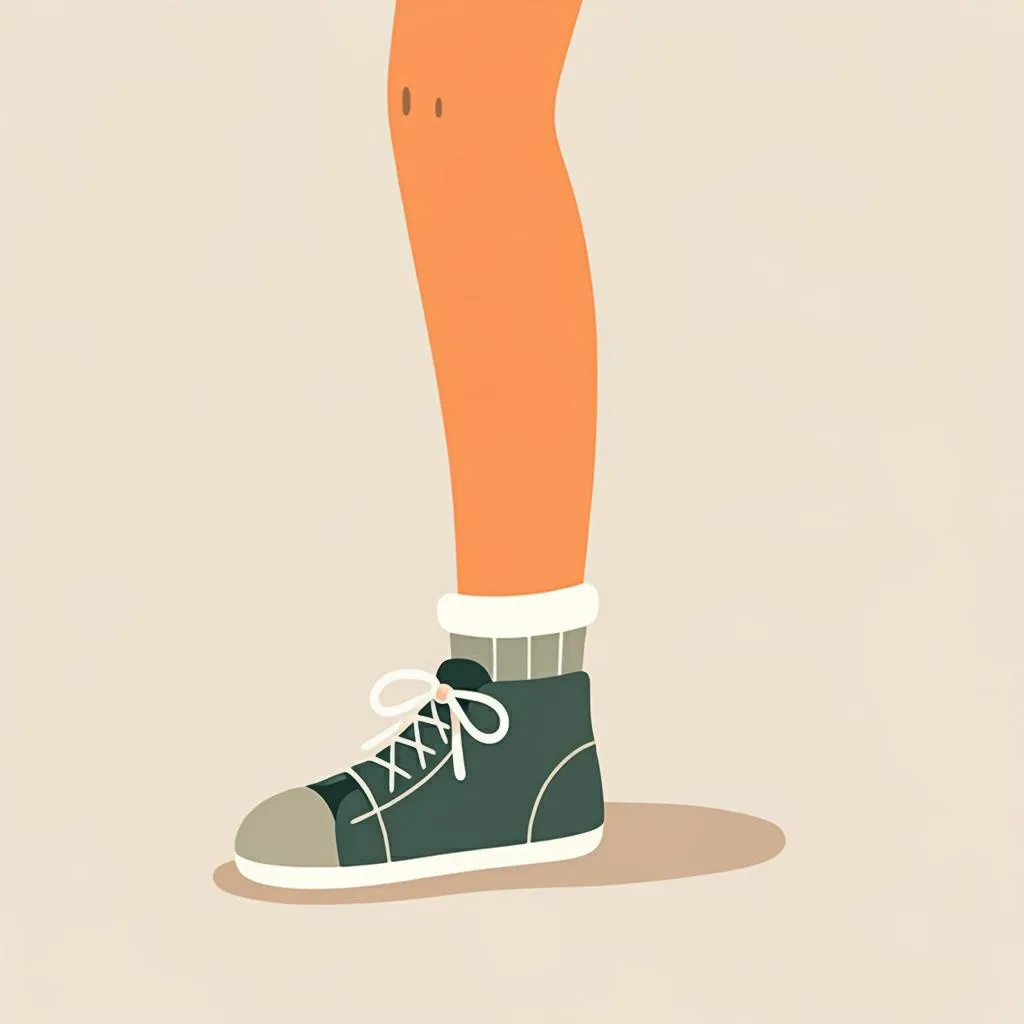Illustration of a leg