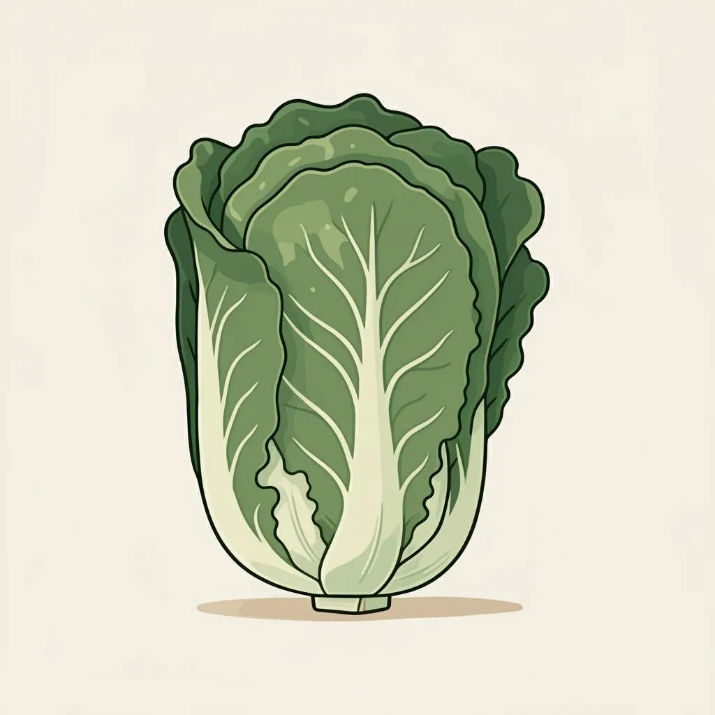 Illustration of lettuce